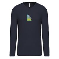 T-shirt col V manches longues de marque Kariban Vignette