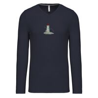 T-shirt col V manches longues de marque Kariban Vignette
