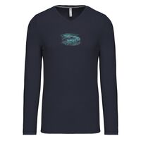 T-shirt col V manches longues de marque Kariban Vignette