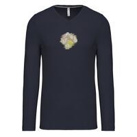 T-shirt col V manches longues de marque Kariban Vignette
