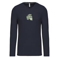T-shirt col V manches longues de marque Kariban Vignette
