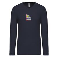 T-shirt col V manches longues de marque Kariban Vignette