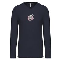 T-shirt col V manches longues de marque Kariban Vignette