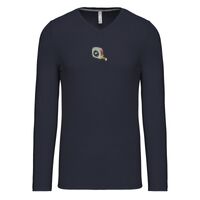 T-shirt col V manches longues de marque Kariban Vignette