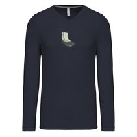 T-shirt col V manches longues de marque Kariban Vignette