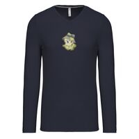T-shirt col V manches longues de marque Kariban Vignette