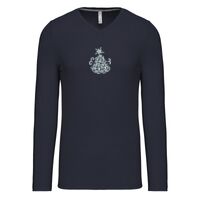 T-shirt col V manches longues de marque Kariban Vignette