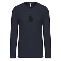 T-shirt col V manches longues de marque Kariban Vignette