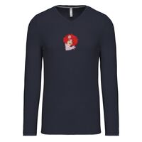 T-shirt col V manches longues de marque Kariban Vignette