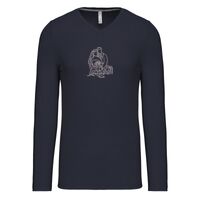 T-shirt col V manches longues de marque Kariban Vignette