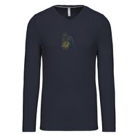 T-shirt col V manches longues de marque Kariban Vignette
