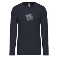 T-shirt col V manches longues de marque Kariban Vignette