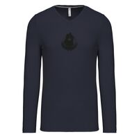 T-shirt col V manches longues de marque Kariban Vignette