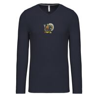 T-shirt col V manches longues de marque Kariban Vignette