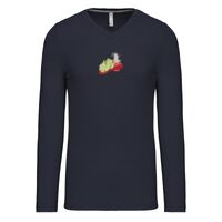 T-shirt col V manches longues de marque Kariban Vignette