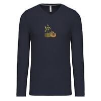 T-shirt col V manches longues de marque Kariban Vignette