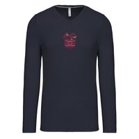T-shirt col V manches longues de marque Kariban Vignette