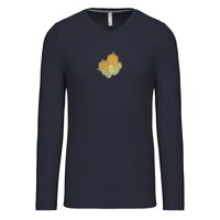 T-shirt col V manches longues de marque Kariban Vignette