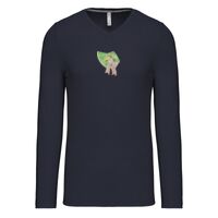 T-shirt col V manches longues de marque Kariban Vignette