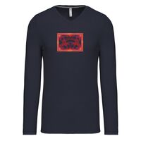T-shirt col V manches longues de marque Kariban Vignette