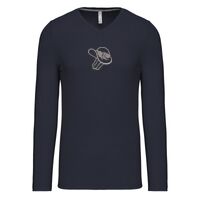 T-shirt col V manches longues de marque Kariban Vignette