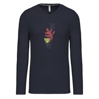 T-shirt col V manches longues de marque Kariban Vignette