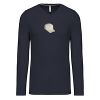 T-shirt col V manches longues de marque Kariban Vignette