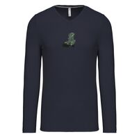 T-shirt col V manches longues de marque Kariban Vignette