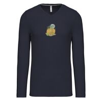 T-shirt col V manches longues de marque Kariban Vignette
