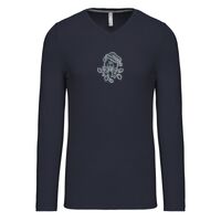 T-shirt col V manches longues de marque Kariban Vignette