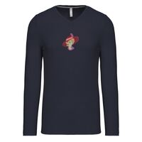 T-shirt col V manches longues de marque Kariban Vignette