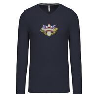 T-shirt col V manches longues de marque Kariban Vignette