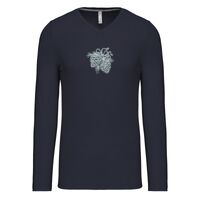 T-shirt col V manches longues de marque Kariban Vignette