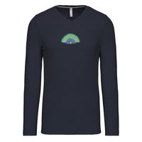 T-shirt col V manches longues de marque Kariban Vignette