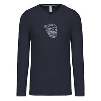 T-shirt col V manches longues de marque Kariban Vignette