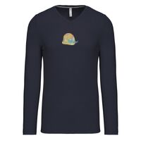 T-shirt col V manches longues de marque Kariban Vignette