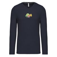 T-shirt col V manches longues de marque Kariban Vignette