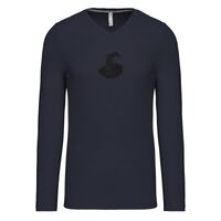 T-shirt col V manches longues de marque Kariban Vignette