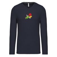 T-shirt col V manches longues de marque Kariban Vignette