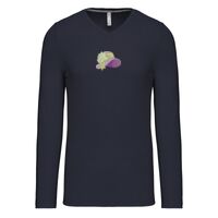 T-shirt col V manches longues de marque Kariban Vignette