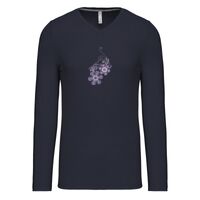 T-shirt col V manches longues de marque Kariban Vignette