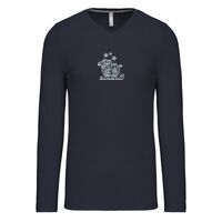 T-shirt col V manches longues de marque Kariban Vignette