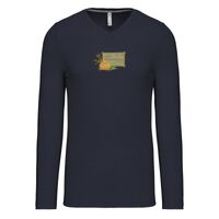 T-shirt col V manches longues de marque Kariban Vignette