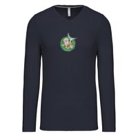 T-shirt col V manches longues de marque Kariban Vignette