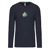 T-shirt col V manches longues de marque Kariban Vignette