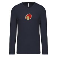 T-shirt col V manches longues de marque Kariban Vignette
