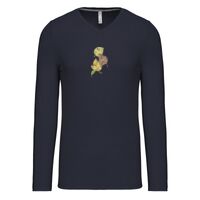 T-shirt col V manches longues de marque Kariban Vignette