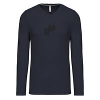 T-shirt col V manches longues de marque Kariban Vignette
