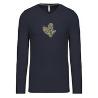 T-shirt col V manches longues de marque Kariban Vignette