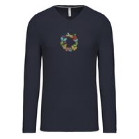 T-shirt col V manches longues de marque Kariban Vignette